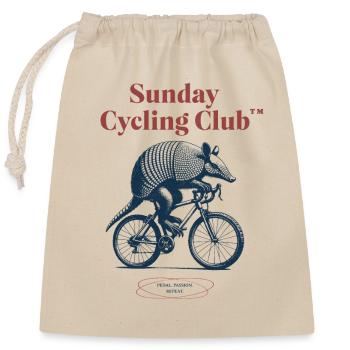 Sunday Cycling Club Armadillo - Verschließbarer Geschenkbeutel aus Baumwolle (25x30cm) - Natur - Vorne