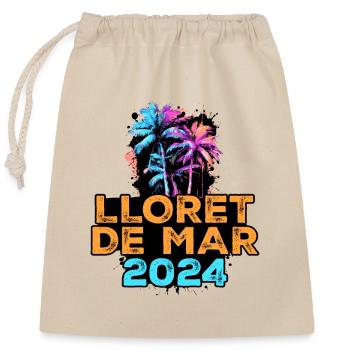 Tournée Lloret De Mar 2024 - Sac cadeau en coton avec cordon (25 x 30 cm) - nature - Devant
