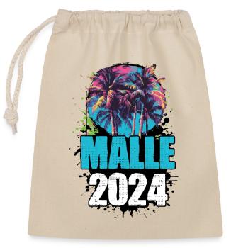 L’équipe de la tournée Malle 2024 - Sac cadeau en coton avec cordon (25 x 30 cm) - nature - Devant
