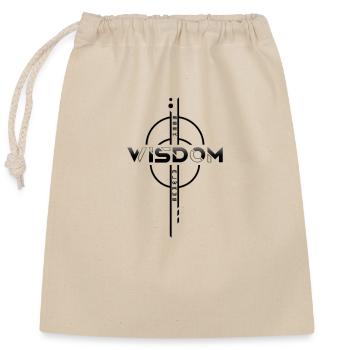 Quête éternelle de la sagesse - Sac cadeau en coton avec cordon (25 x 30 cm) - nature - Devant