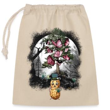 Peanut Spring Woodland Hike Snowdrops - Closable cotton gift bag (25x30cm) - nature - Front