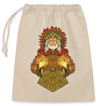 Dieu de la mythologie celtique - Belenus - Sac cadeau en coton avec cordon (25 x 30 cm) - nature - Devant