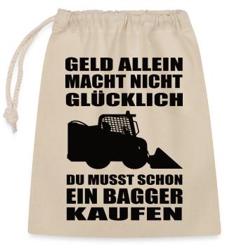 Landscaper - Closable cotton gift bag (25x30cm) - nature - Front