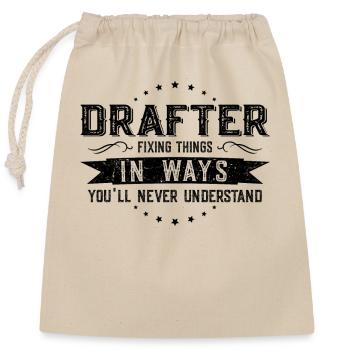 Auteur Collègues Cadeau Profession Dire Drôle - Sac cadeau en coton avec cordon (25 x 30 cm) - nature - Devant