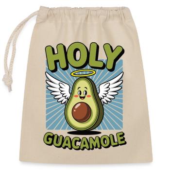 Holy Guacamole - Closable cotton gift bag (25x30cm) - nature - Front