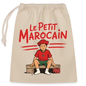 The Little Moroccan - Closable cotton gift bag (25x30cm) - nature - Front