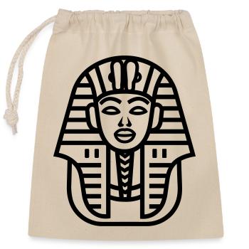 pharaon - Sac cadeau en coton avec cordon (25 x 30 cm) - nature - Devant