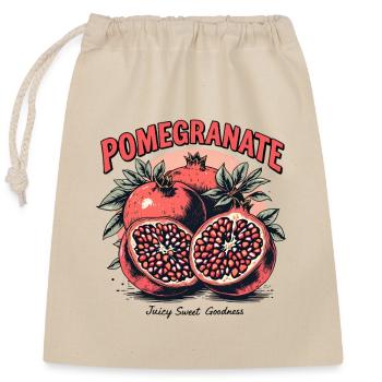 Grenade Vintage - Sac cadeau en coton avec cordon (25 x 30 cm) - nature - Devant