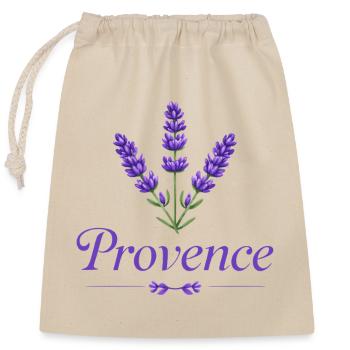 provence_lavance - Verschließbarer Geschenkbeutel aus Baumwolle (25x30cm) - Natur - Vorne
