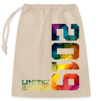 LIMITED EDITION 2019 7 YEARS 7TH BIRTHDAY - Closable cotton gift bag (25x30cm) - nature - Front