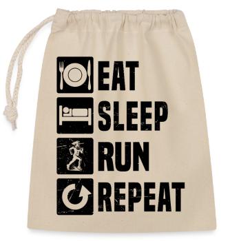 Fonctionnement facile : design intemporel - Sac cadeau en coton avec cordon (25 x 30 cm) - nature - Devant