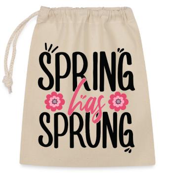 Spring Has Sprung Pagan Spring March Equinox - Closable cotton gift bag (25x30cm) - nature - Front