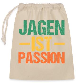 Chasse Chasse Chasseurs Chasseurs - Sac cadeau en coton avec cordon (25 x 30 cm) - nature - Devant