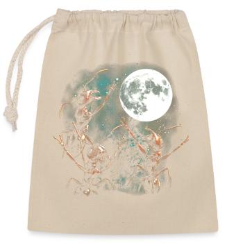 Aventure Anten de Nuit au clair de lune - Sac cadeau en coton avec cordon (25 x 30 cm) - nature - Devant