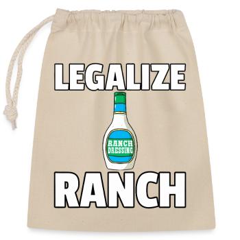 Legalize Ranch Bottle Tee - Closable cotton gift bag (25x30cm) - nature - Front