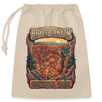 Bryce Canyon Nationalpark: Sonnenuntergang - Verschließbarer Geschenkbeutel aus Baumwolle (25x30cm) - Natur - Vorne