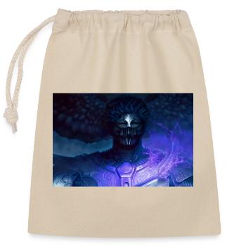 Demon - Closable cotton gift bag (25x30cm) - nature - Front
