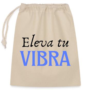 ÉLEVEZ VOTRE AMBIANCE - Sac cadeau en coton avec cordon (25 x 30 cm) - nature - Devant