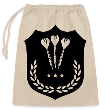 Pinces Armoiries - Sac cadeau en coton avec cordon (25 x 30 cm) - nature - Devant