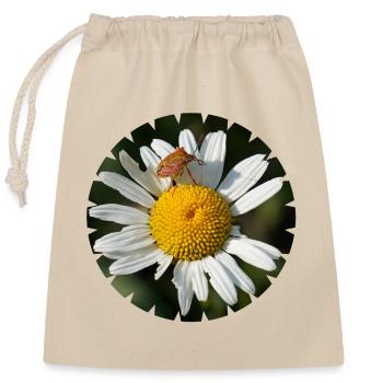 Flowers and insects are inextricably linked - Closable cotton gift bag (25x30cm) - nature - Front