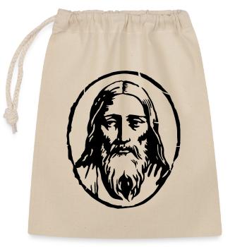 Mon Dieu - Sac cadeau en coton avec cordon (25 x 30 cm) - nature - Devant