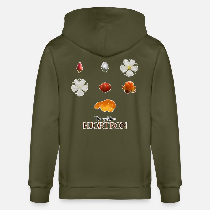 Die Evolution der Moltebeeren - Stanley/Stella Unisex Bio-Kapuzenjacke CULTIVATOR  - Khaki