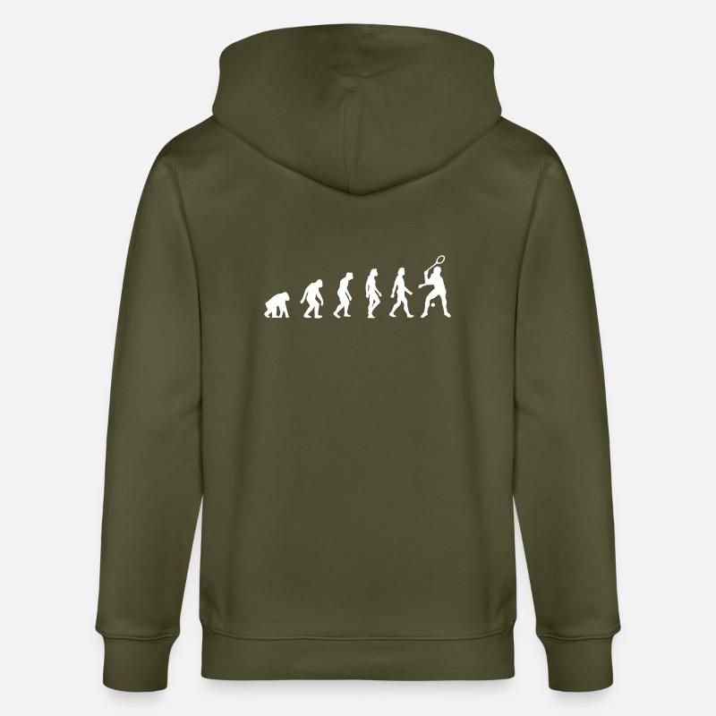 Die Evolution von Squash - Stanley/Stella Unisex Bio-Kapuzenjacke CULTIVATOR  - Khaki