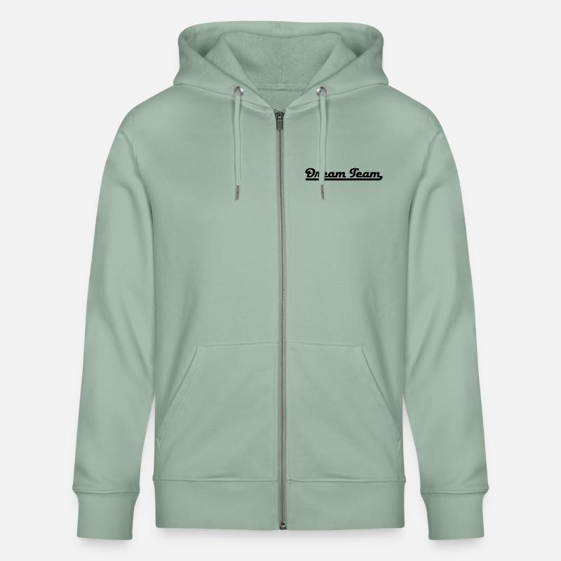 Équipe de rêve - Veste à capuche bio CULTIVATOR Stanley/Stella Unisexe - vert de gris clair