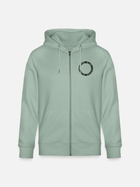 Ring Circle Shitshow - Veste à capuche bio CULTIVATOR Stanley/Stella Unisexe - vert de gris clair