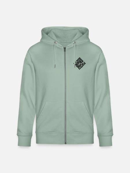 being old people age - Stanley/Stella CULTIVATOR Unisex Organic Hooded Jacket - aloe