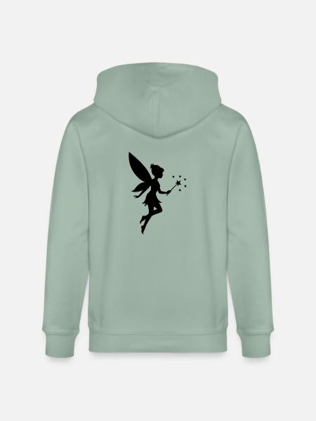 Elf Fairy - Stanley/Stella CULTIVATOR  Unisex Organic Hooded Jacket - aloe