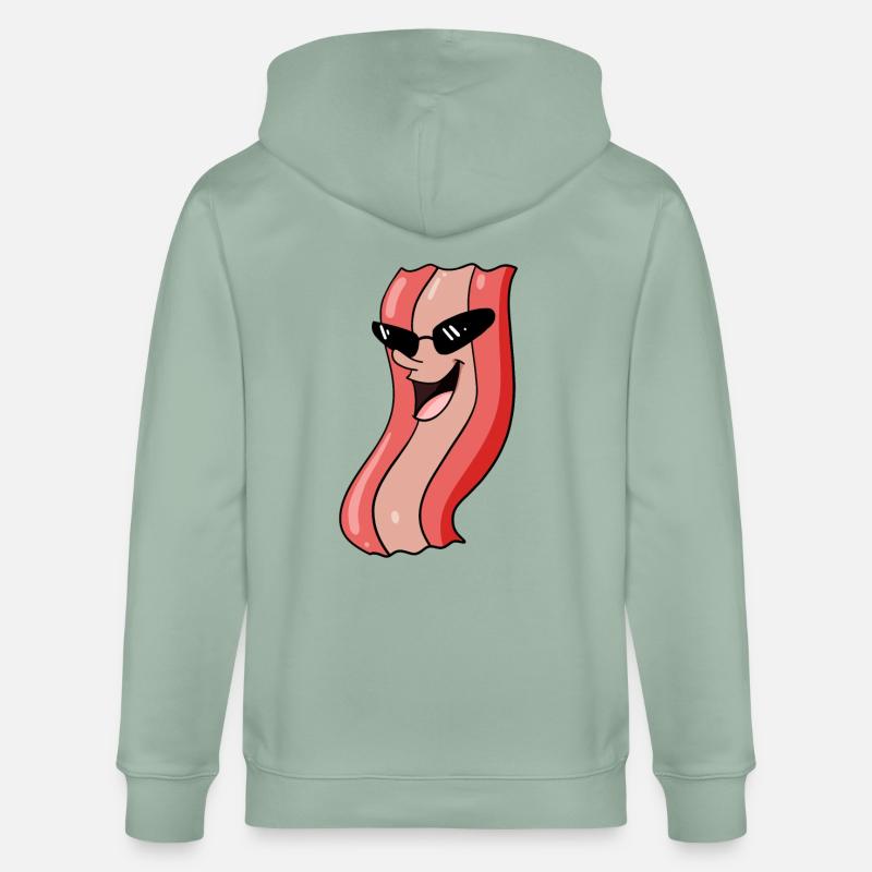 Bacon cool - Stanley/Stella CULTIVATOR  Unisex Organic Hooded Jacket - aloe