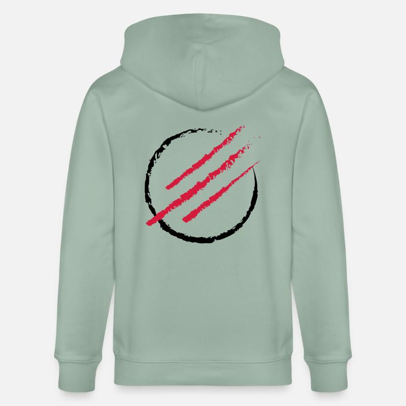 Scratch the Circle - Stanley/Stella CULTIVATOR  Unisex Organic Hooded Jacket - aloe