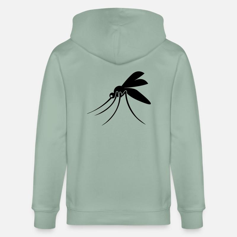 Mücke - Stanley/Stella Unisex Bio-Kapuzenjacke CULTIVATOR  - Helles Graugrün