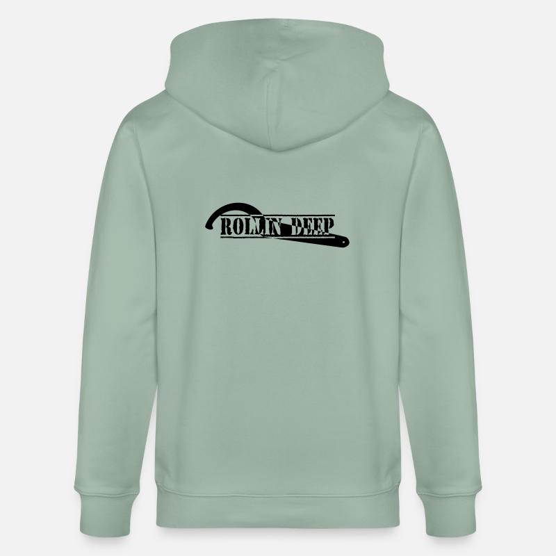 ROLLI DEEP - Veste à capuche bio CULTIVATOR Stanley/Stella Unisexe - vert de gris clair