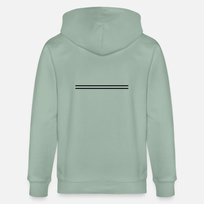 Double ligne - double lignes - Veste à capuche bio CULTIVATOR Stanley/Stella Unisexe - vert de gris clair