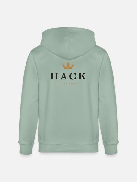 Hack Original Family Logo - Stanley/Stella CULTIVATOR Unisex Organic Hooded Jacket - aloe
