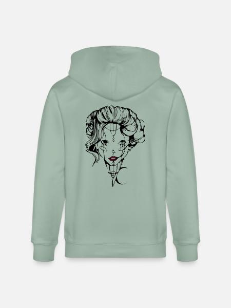 Evil Tenderness - Stanley/Stella CULTIVATOR Unisex Organic Hooded Jacket - aloe