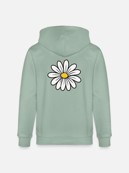 Gänseblümchen - Stanley/Stella Unisex Bio-Kapuzenjacke CULTIVATOR - Helles Graugrün