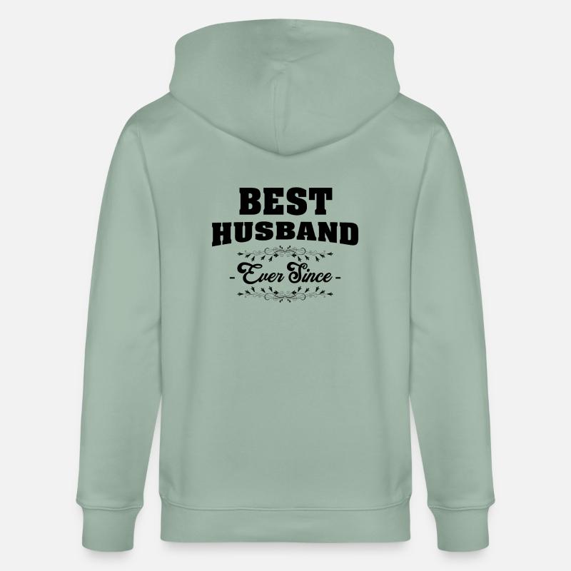bester ehemann - Stanley/Stella Unisex Bio-Kapuzenjacke CULTIVATOR  - Helles Graugrün