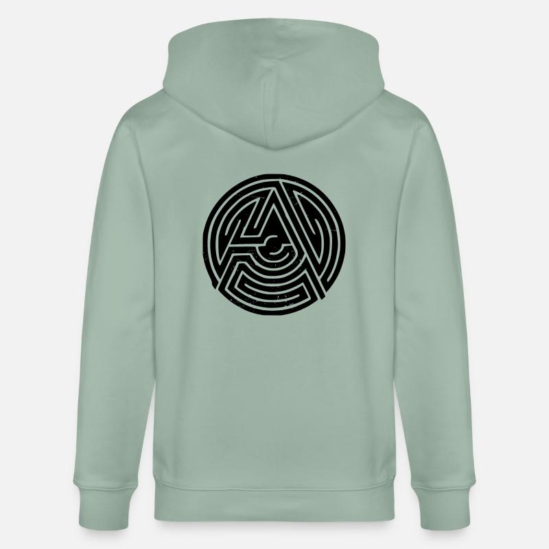 anarchy - Veste à capuche bio CULTIVATOR Stanley/Stella Unisexe - vert de gris clair