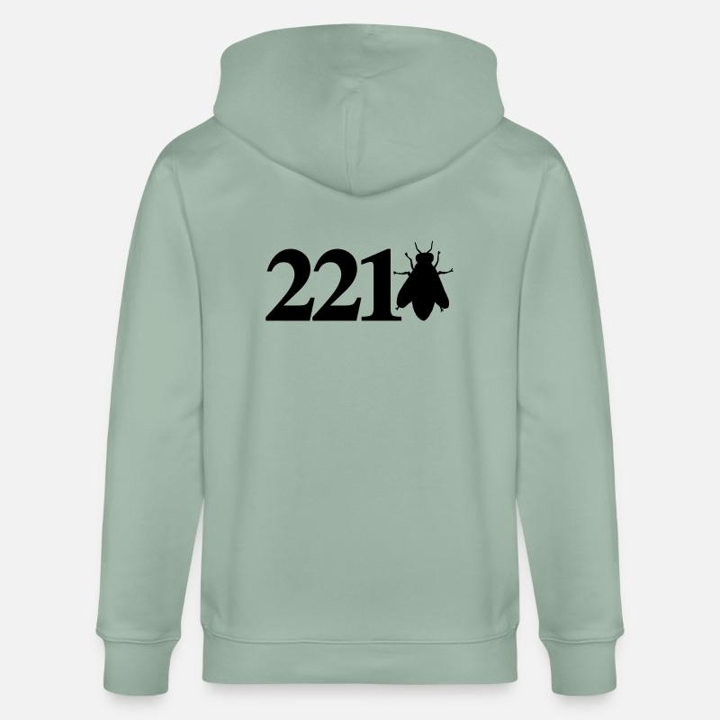 sherlock_221bee - Stanley/Stella Unisex Bio-Kapuzenjacke CULTIVATOR  - Helles Graugrün