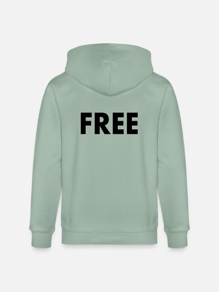 Free - Stanley/Stella Unisex Bio-Kapuzenjacke CULTIVATOR  - Helles Graugrün