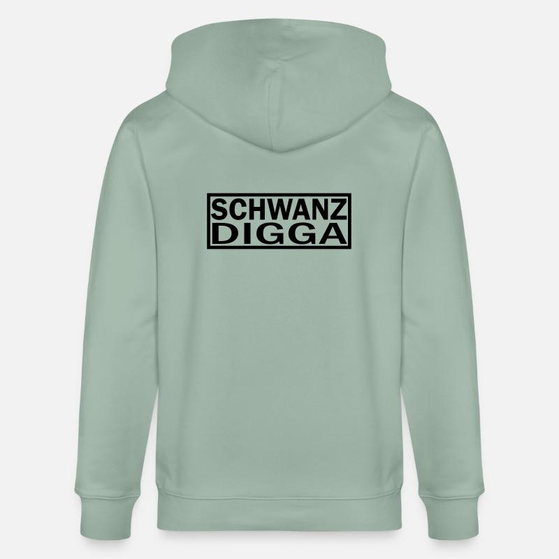 QUEUE DIGGA - Veste à capuche bio CULTIVATOR Stanley/Stella Unisexe - vert de gris clair
