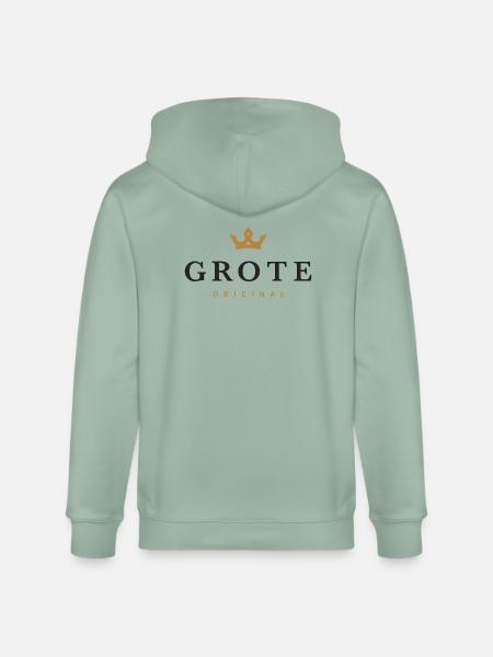 Grote Original Family Logo - Stanley/Stella CULTIVATOR Unisex Organic Hooded Jacket - aloe