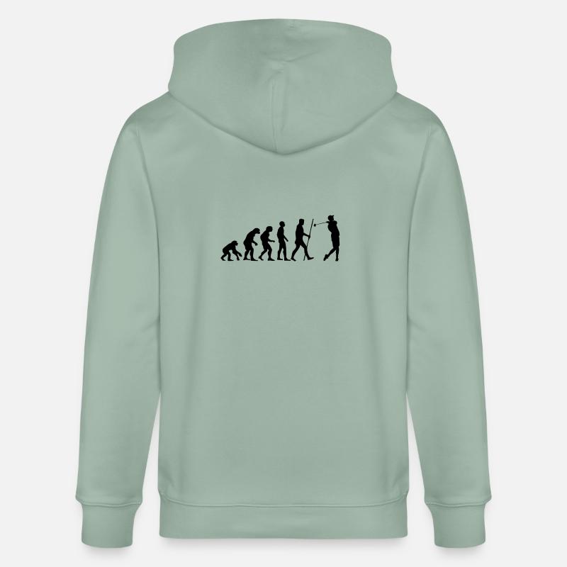 Evolution Golf comme un cadeau - Veste à capuche bio CULTIVATOR Stanley/Stella Unisexe - vert de gris clair