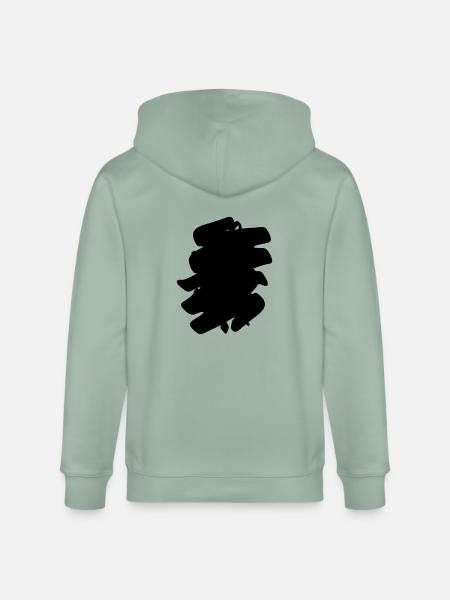 Vibe with me - Stanley/Stella Unisex Bio-Kapuzenjacke CULTIVATOR  - Helles Graugrün