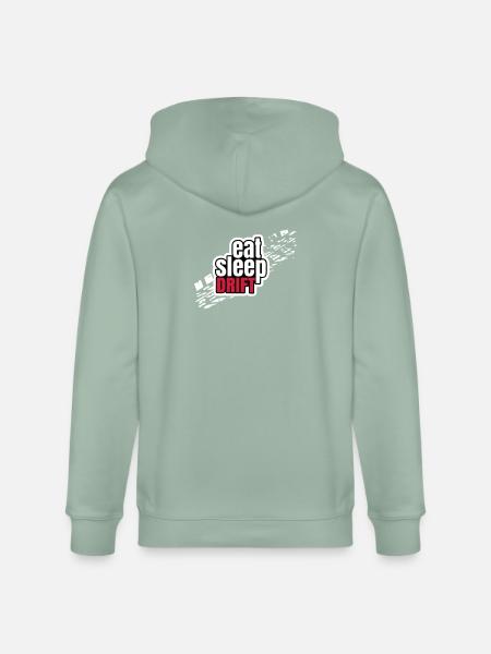 Eat Sleep Drift - Stanley/Stella CULTIVATOR Unisex Organic Hooded Jacket - aloe