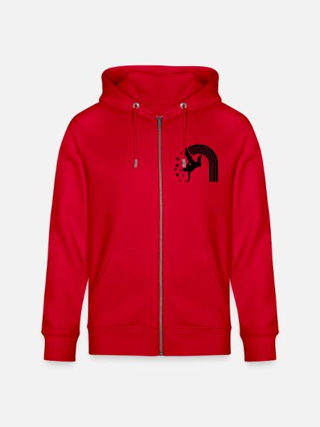 dancer - Veste à capuche bio CULTIVATOR Stanley/Stella Unisexe - rouge