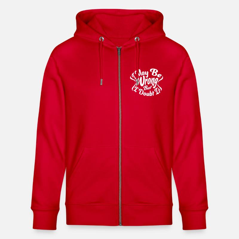 I may be wrong - Stanley/Stella CULTIVATOR Unisex Organic Hooded Jacket - red